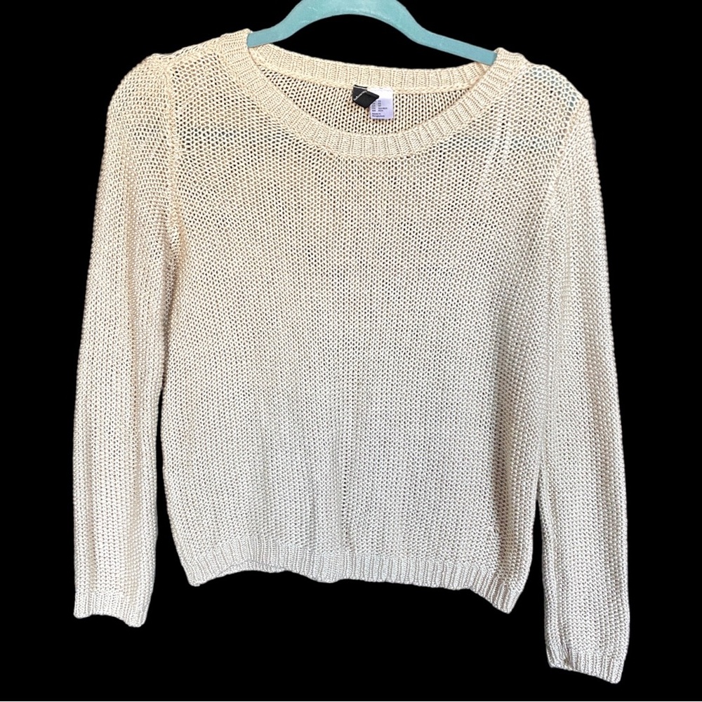 H&M Divided - Ivory crew neck sweater